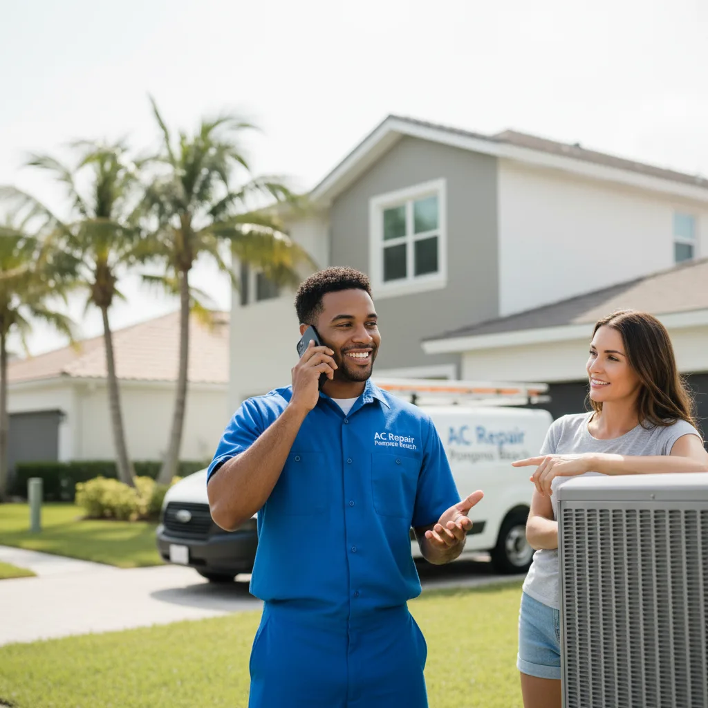 AC Repair Pompano Beach customer support in Amelia
